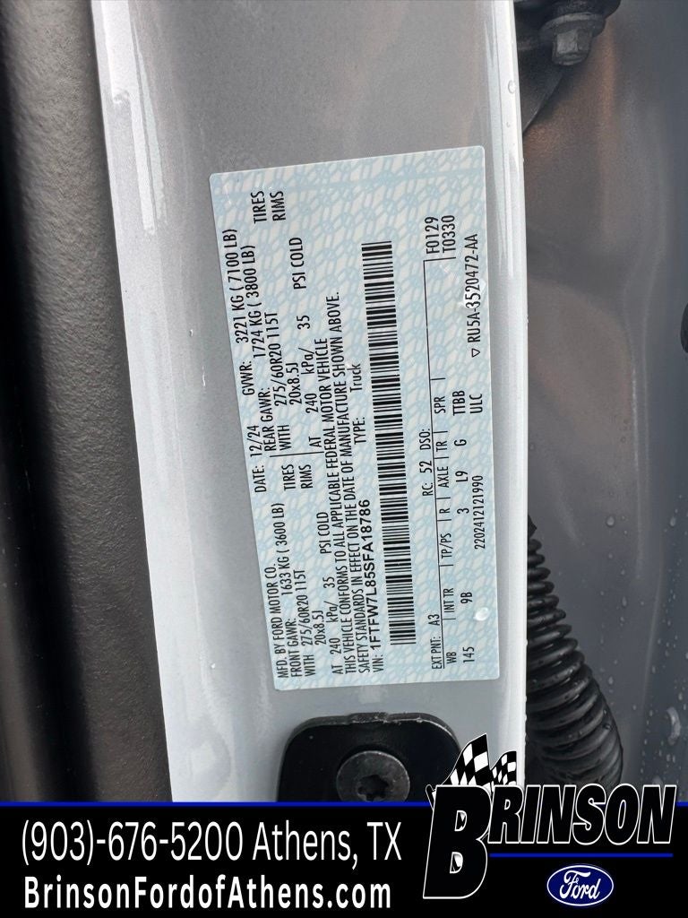 2025 Ford F-150 Platinum