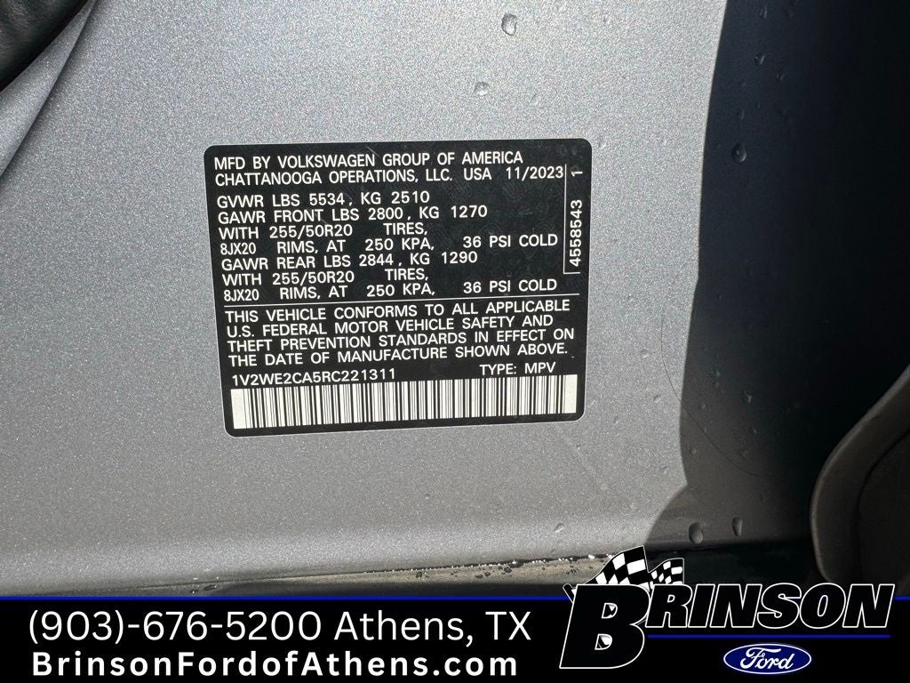 2024 Volkswagen Atlas Cross Sport 2.0T SE w/Technology