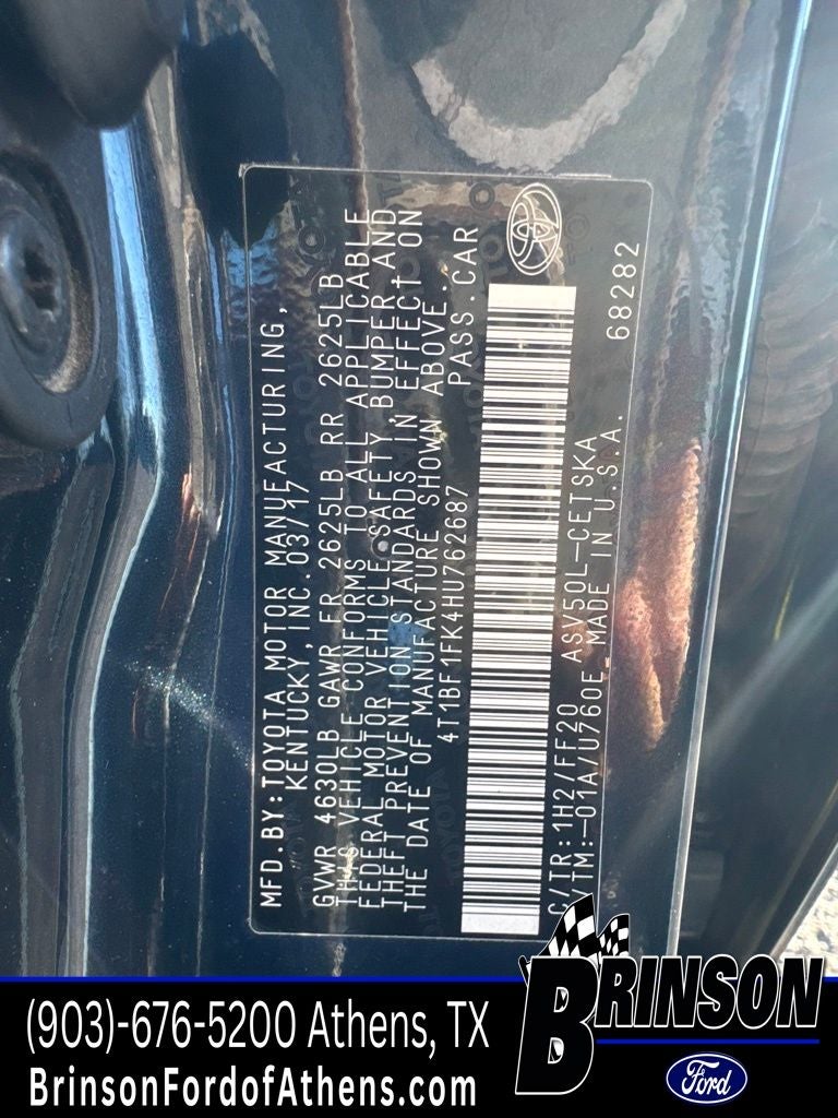 2017 Toyota Camry SE