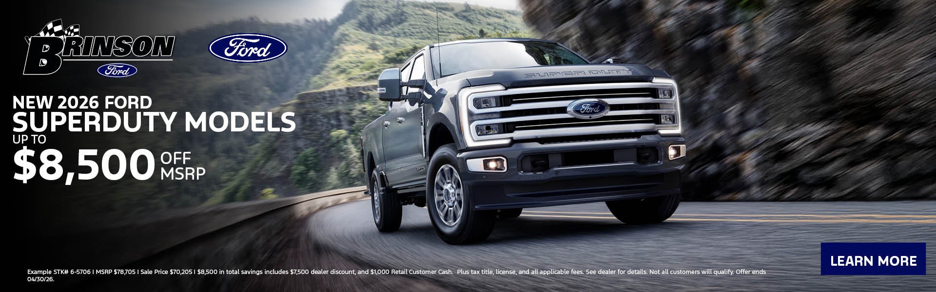 New 2026 Ford Super Duty Models
