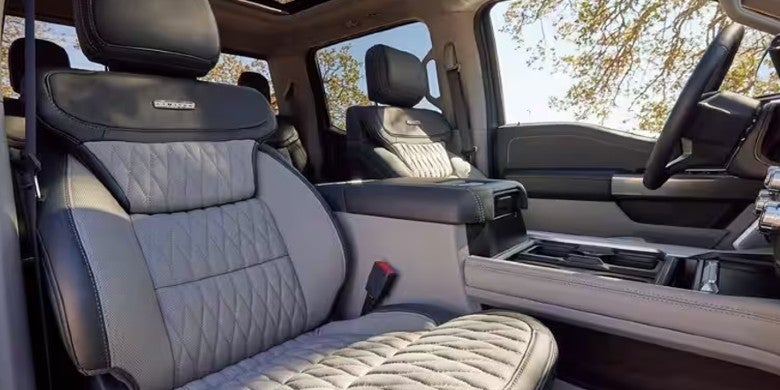 Interior of the 2024 Super Duty Truck